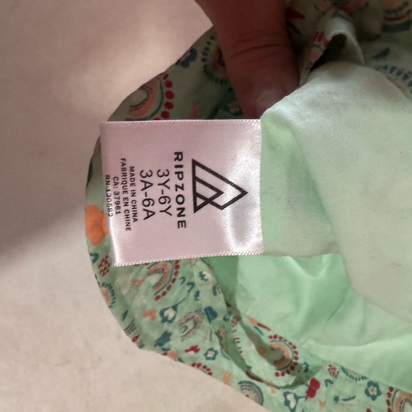 Girls Ripzone Bucket hat 3 - 6 years - Picture 5 of 5